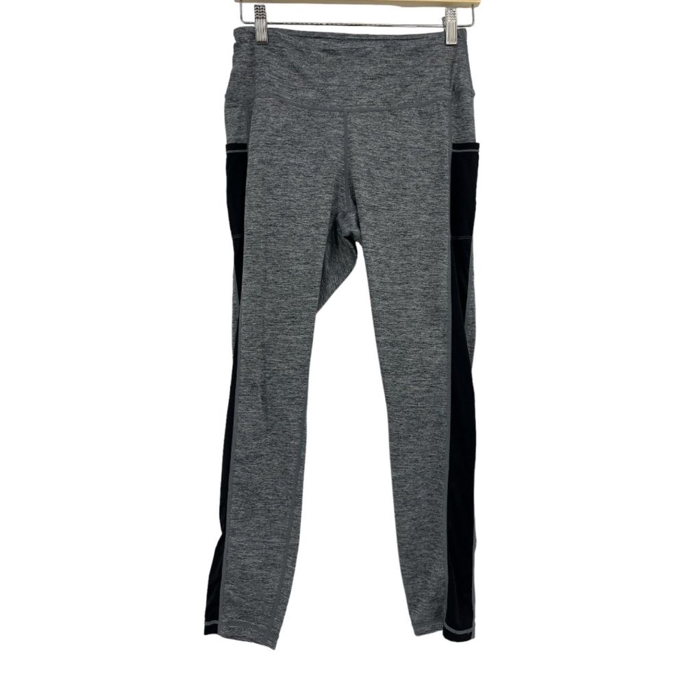 Tsla Gears leggings large womens athletic pants grey maryl pockets